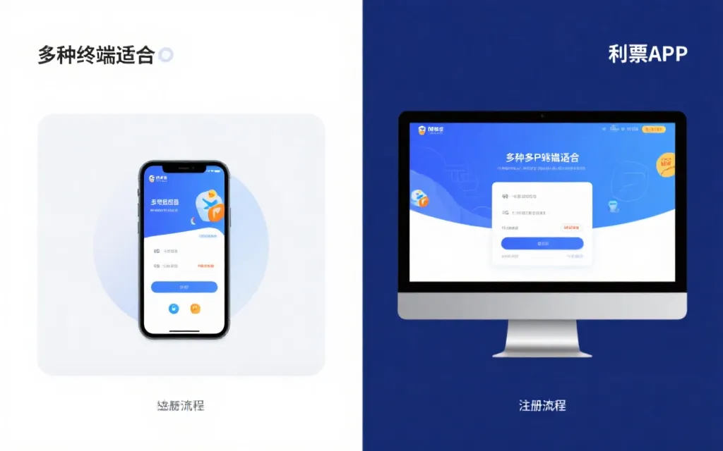 多端适配的彩票APP注册流程体验示意
